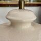 Vintage cracked ceramic lamp foot