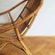 Ensemble de quatre fauteuils et table d'appoint en rotin des années 1960 par Jaroslav Prochazka pour ULUV
