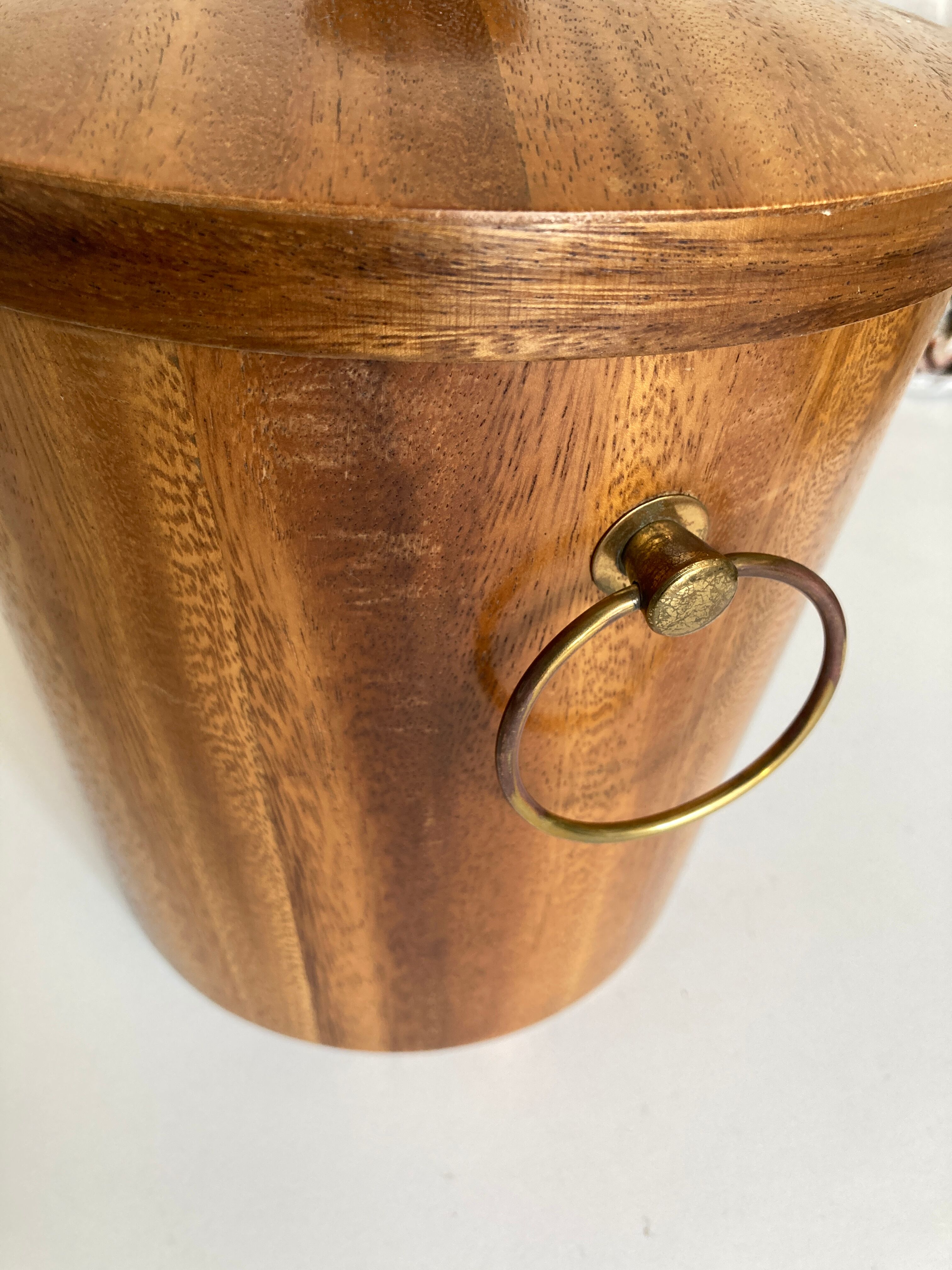 1960 Scandinavian teak champagne bucket