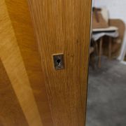 French wardrobe with tapered legs, 3 doors, 1 mirror, 27*130 and 1 t.