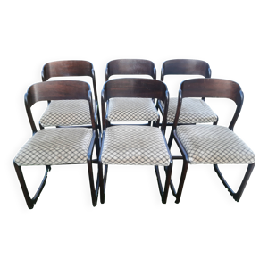 lot 6 chaises baumann