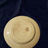 Jules Anillard Plate - co Bordeaux flower pattern diam 22 cm