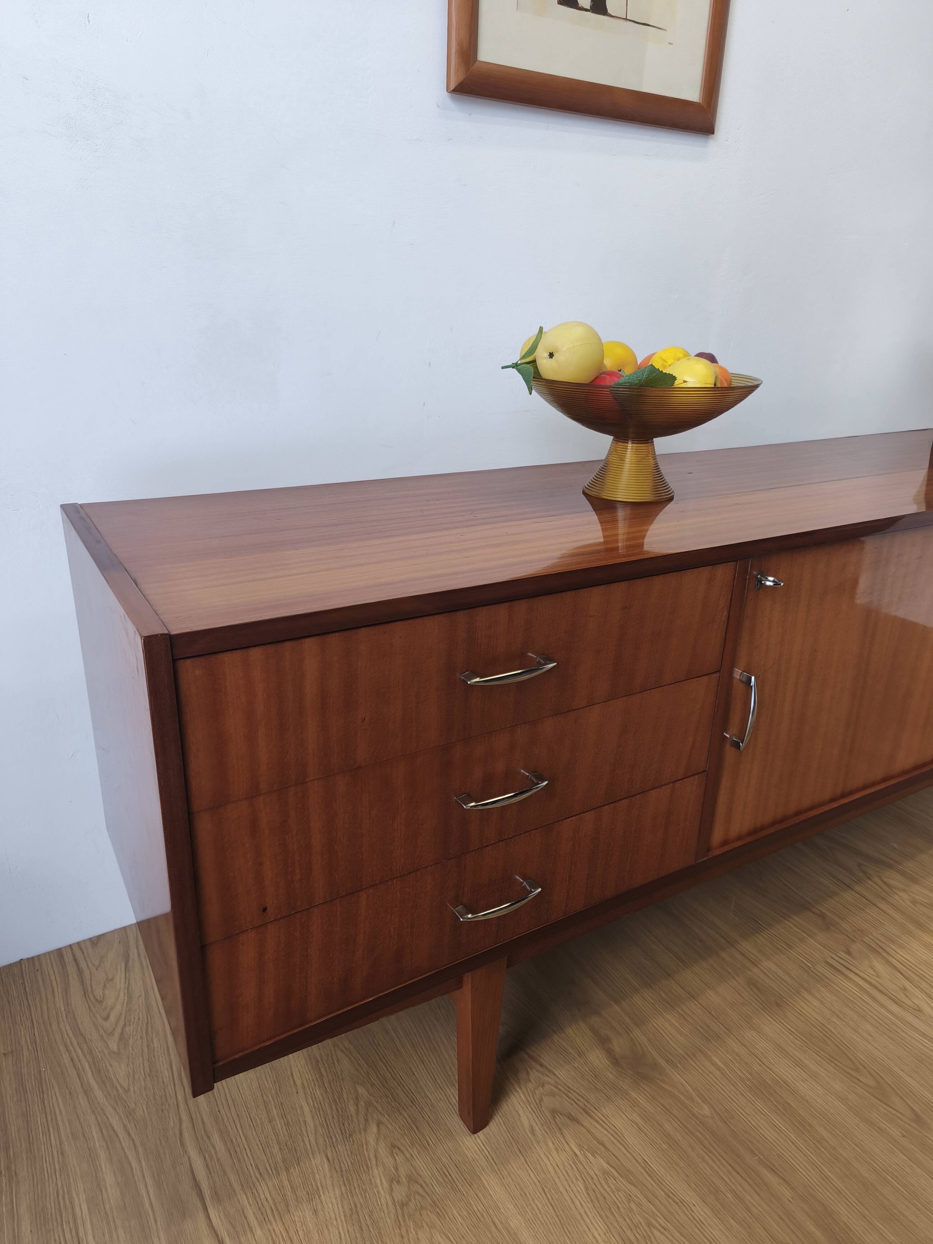 Modernist long sideboard from the 1970s.