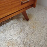 Scandinavian vintage dresser from the 60s teak feet compass