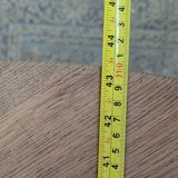 Round table in raw oak