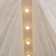 Pair of Mariyo Yagi Garbo chandeliers, metal and nylon, 1970s.
