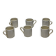 Ensemble de six tasses à expresso George Nelson, mi-siècle moderne