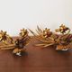 Pair of Italian Hollywood Regency metal wall lamps by Hans Kogl