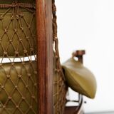 Jean Gillon "Jangada" Lounge Chair & Ottoman for Italma Wood Art, 1968