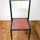 Vintage Mullca leather chair, 50s