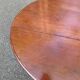 Large oval coffee table in solid wood 133x93cm