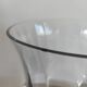 Large Médicis vase in transparent glass on a baluster base.