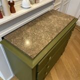Art Deco marble commode