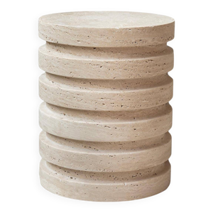 Table d'appoint, travertine