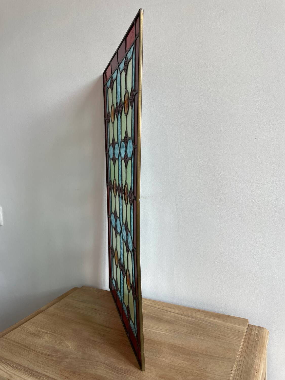 Polychrome stained glass window 1900