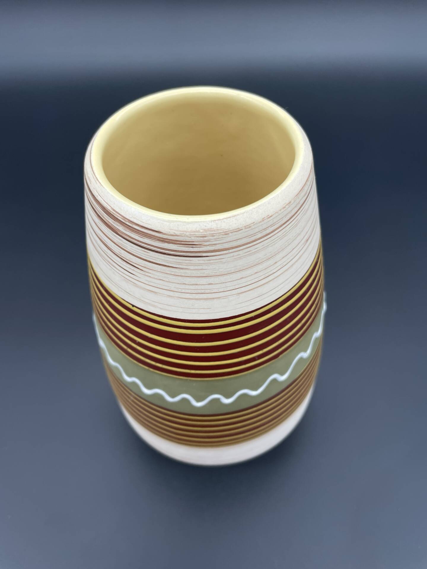 Vase Bay Keramik 617-20, decor Parma, 1960s
