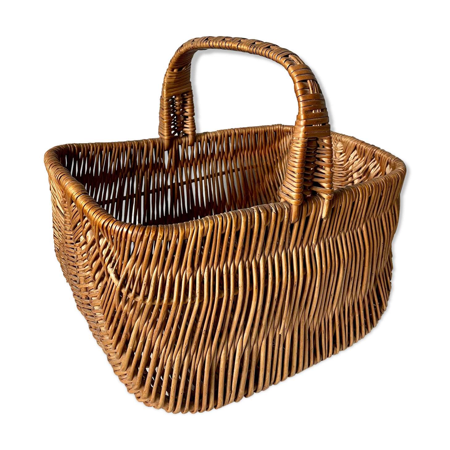 Vintage wicker basket
