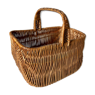 Vintage wicker basket