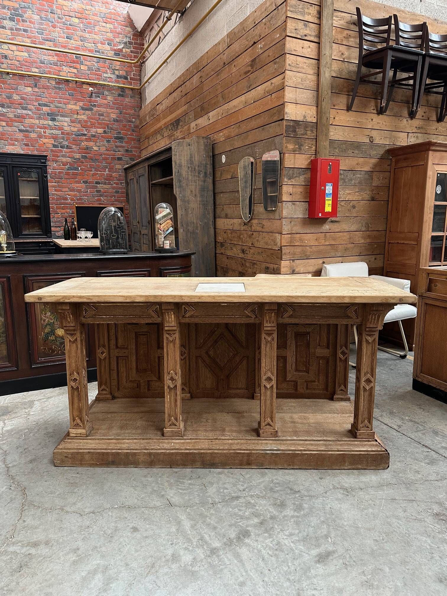 Former 19th-century church altar transformed into a console table | Selency