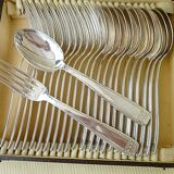 Silver metal housewife