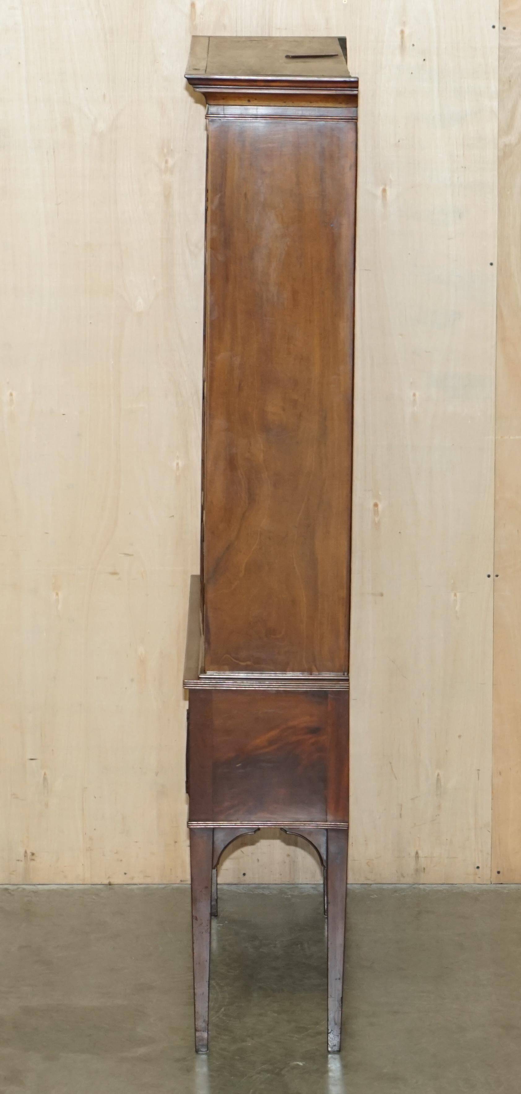 Victorian Antique Astral Library circa 1870 with Long Legs