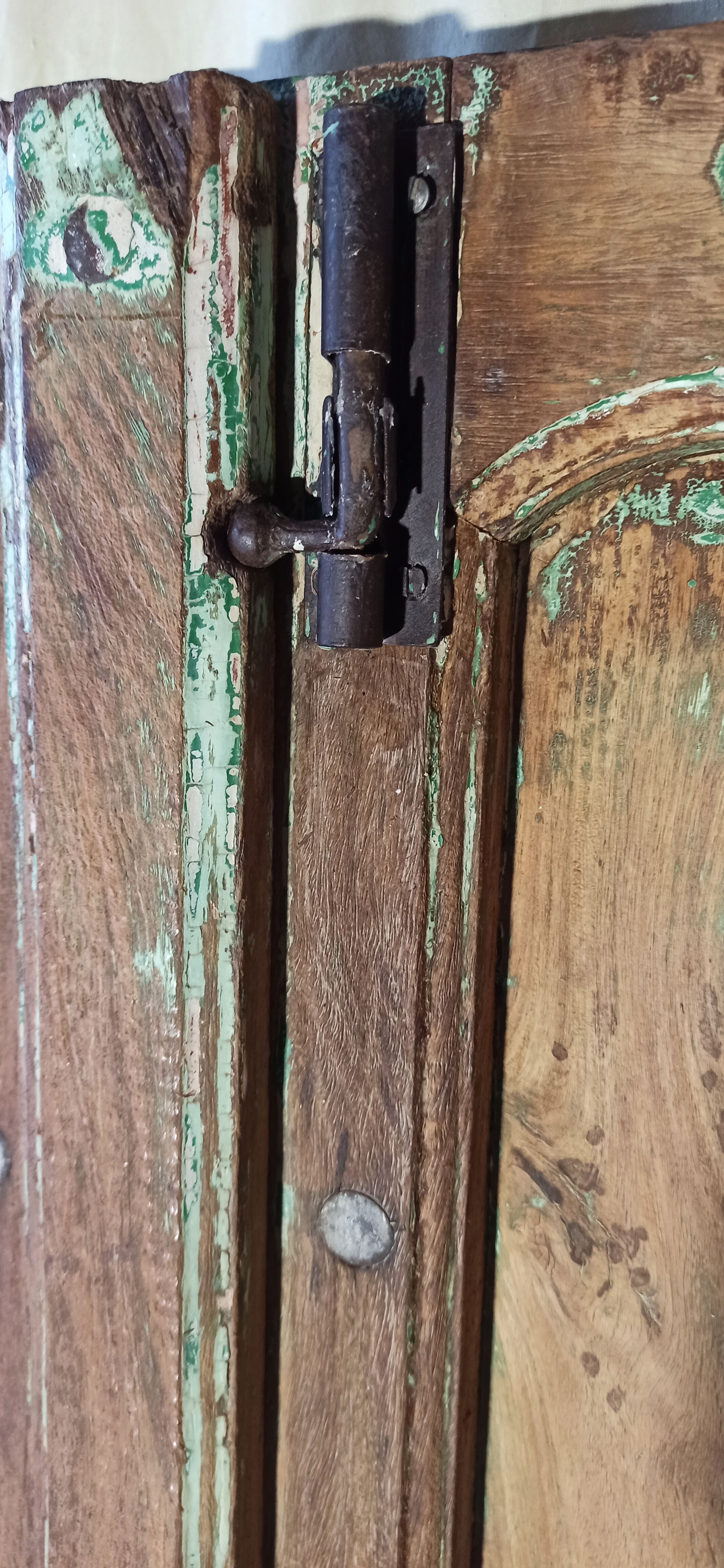 Old wooden door