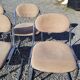 Set of 8 vintage office chairs
