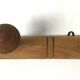 Wooden coat rack 4 vintage patères