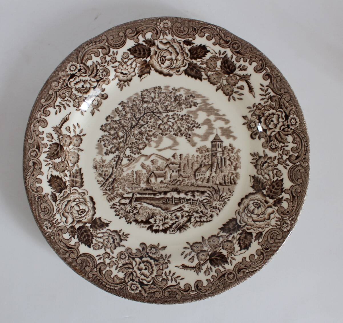 English Style Dessert Plates, Lunéville