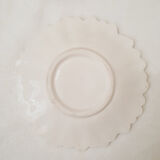 Set of 6 plates in slip "daisy"