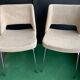 Caviarde armchair hull beige fabric 70s