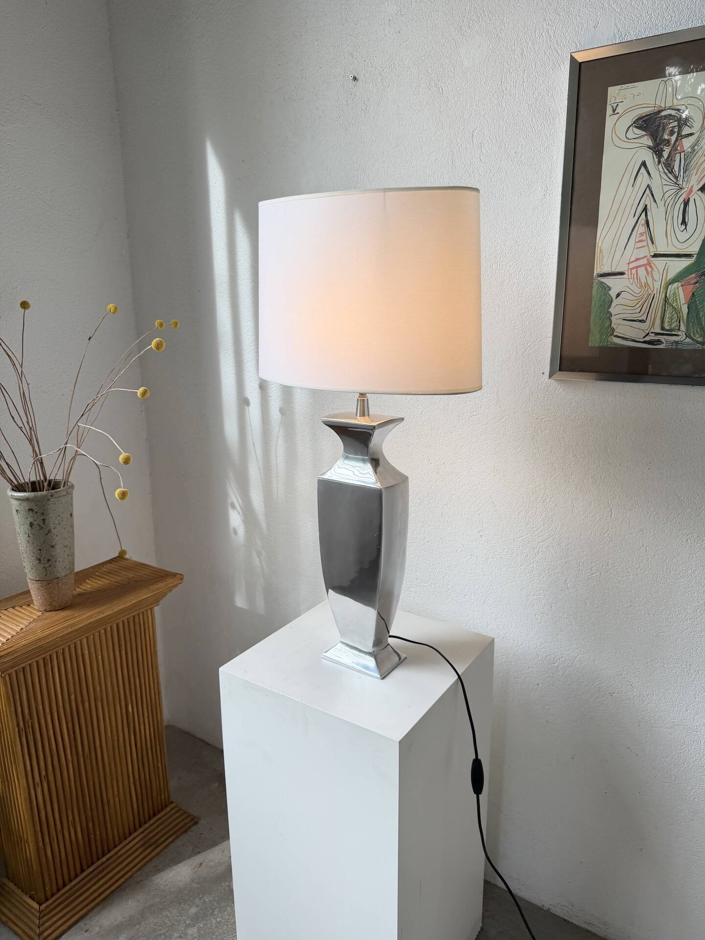 XL lamp made of aluminium 1980