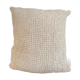 Coussin Gaufré beige clair