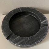 Dark Gray Black Marble Ashtray