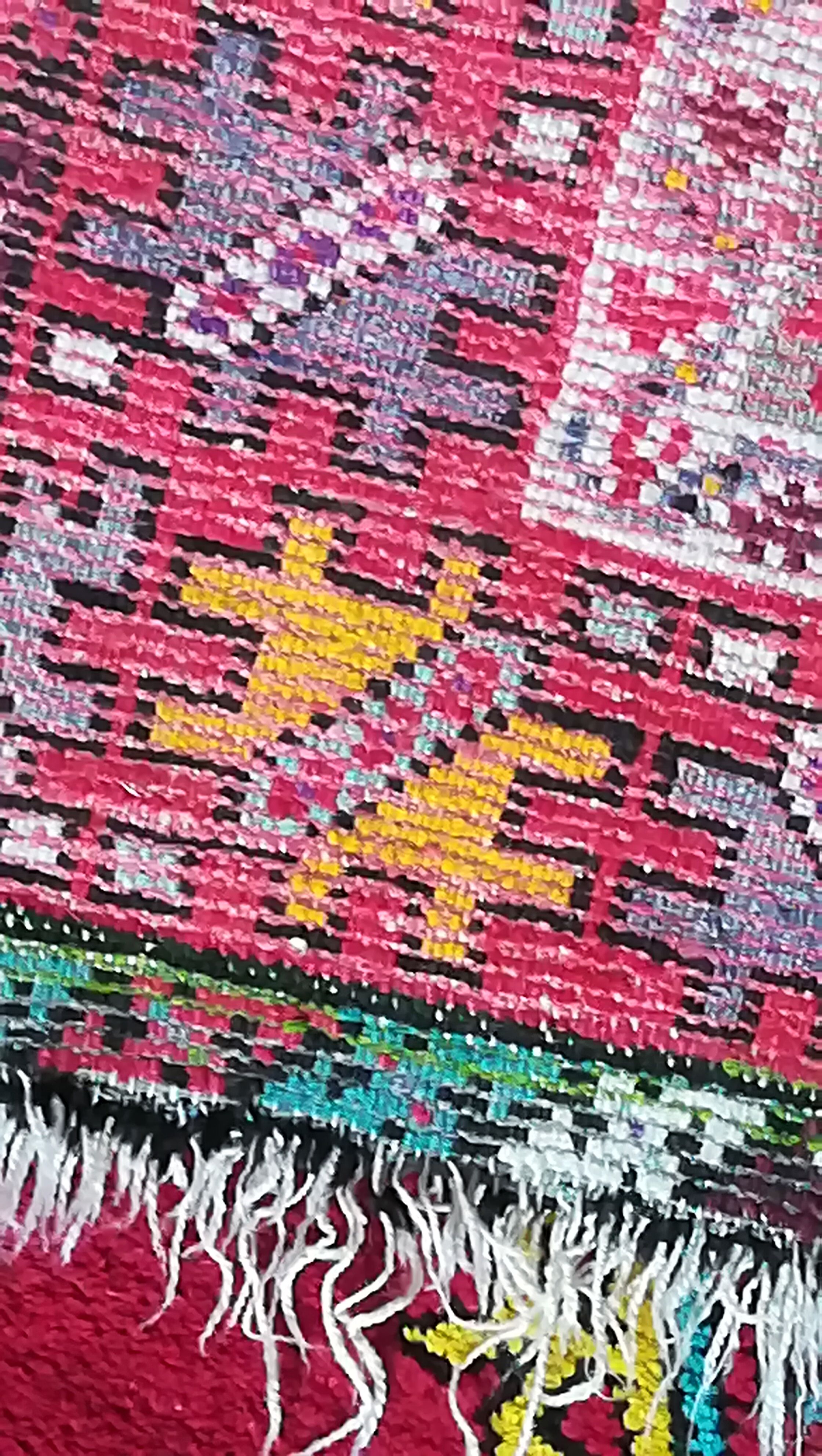 Algerian South vintage carpet 95 x 162 cm