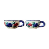 Set of 2 Henriot Quimper Cups