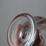 6 chicken shells transparent glass arcoroc france of the 70s