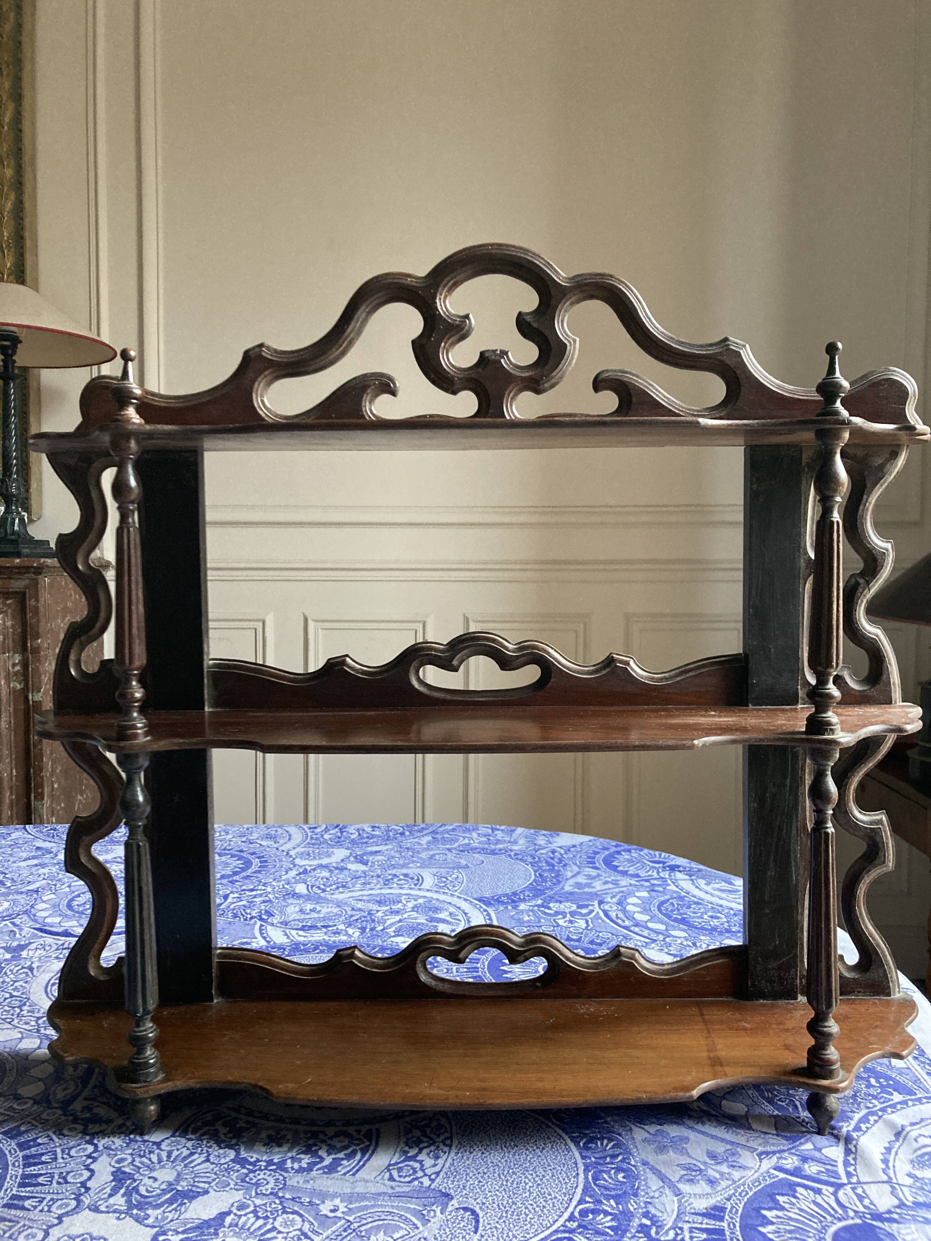 Mahogany shelf Napoleon III era