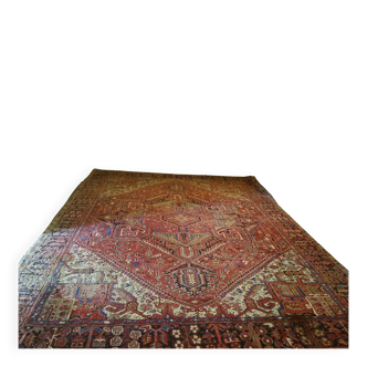 Heriz hand-knotted carpet from Iran, 3m X 4m