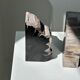 Black petrified wood bookend H17 L17 P6