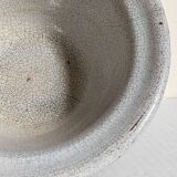 19th century enamelled earthenware salad bowl