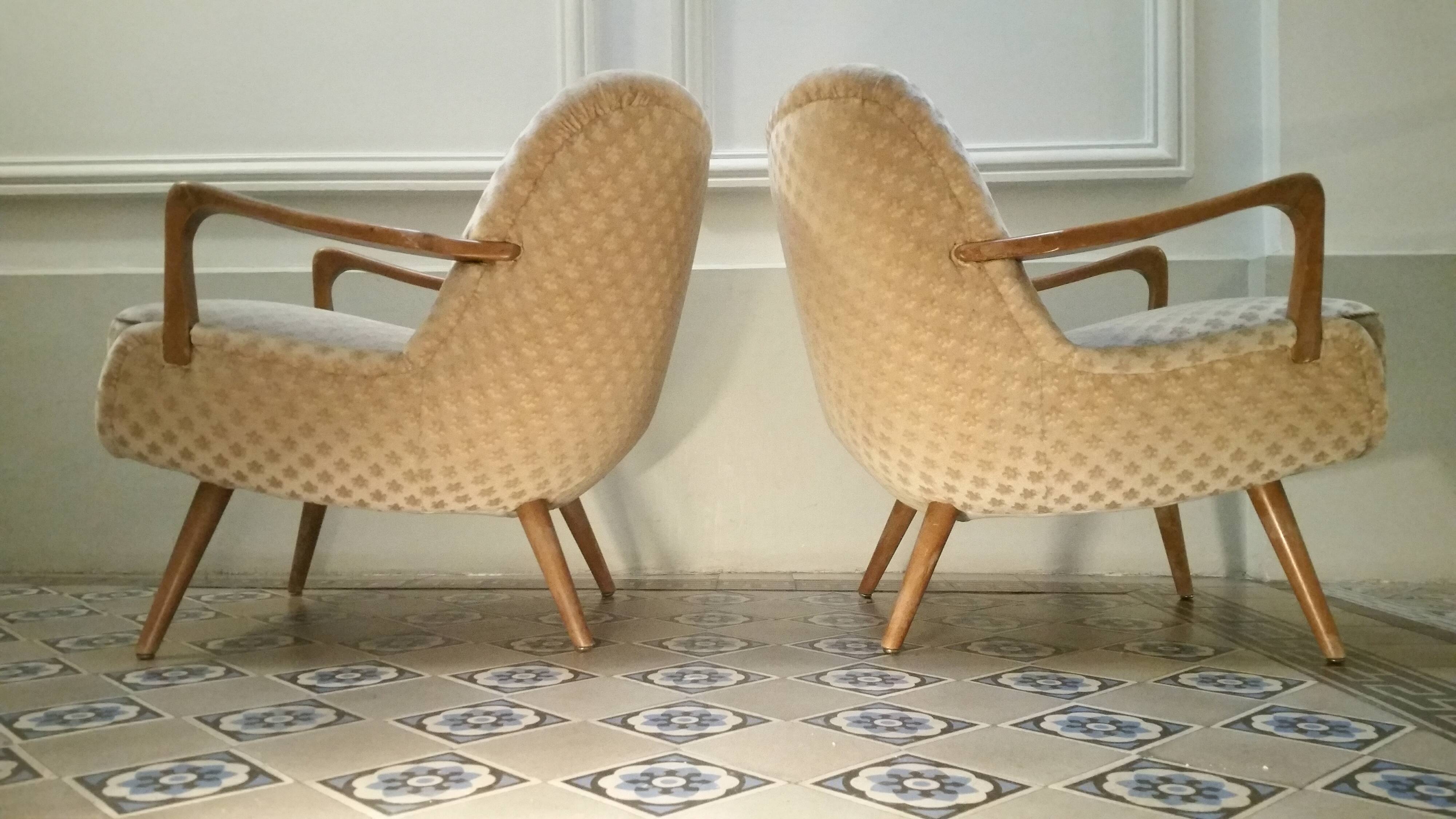 Living room sets sculptural cocktail Scandinavian years 50/60