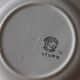 8 old blue floral dessert plates, new earthenware