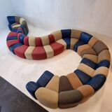 Huge "Mississippi" Lounge Sofa by  Groupe Artifort, 1970's