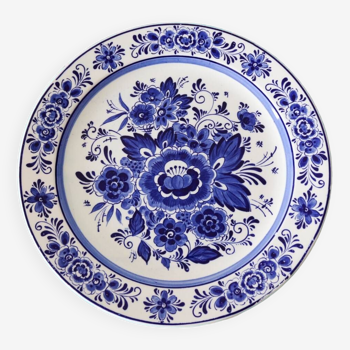Large Delft blue ceramic dish