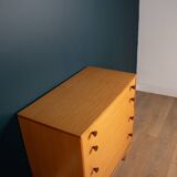 Retro honey teak 1960s avalon chest of drawers