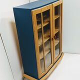Wooden sideboard / Vintage storage cabinet / showcase / shelf / pin legs