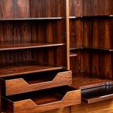 High cabinet, Bar, Danish in rosewood model 6201 by Hans Olsen 1960.