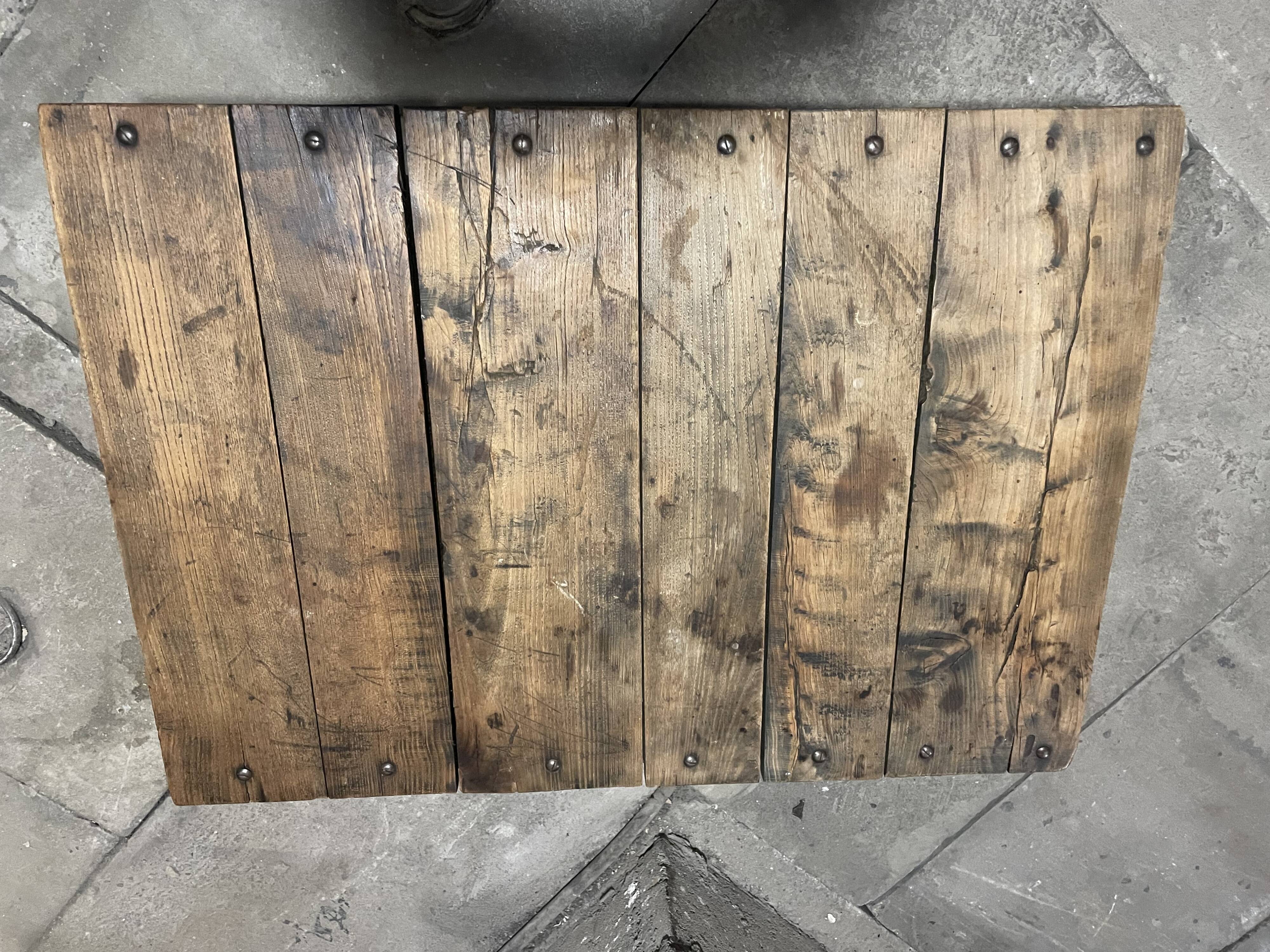 Industrial coffee table