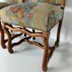 Beech Os De Mouton tapestry chairs (set of 6)